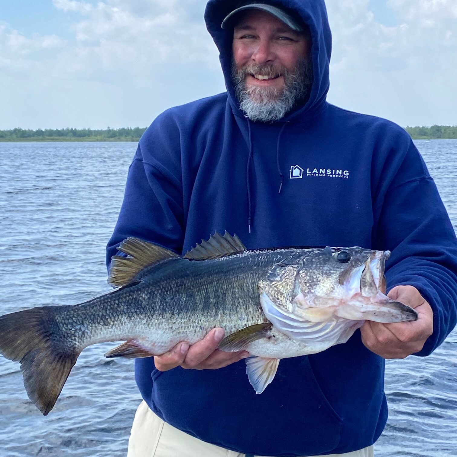 Bo holding a fish